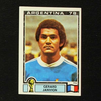 Argentina 78 No. 082 Panini sticker Gerard Janvion