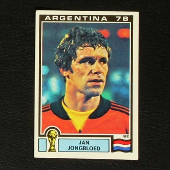 Argentina 78 No. 276 Panini sticker Jan Jongbloed