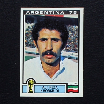 Argentina 78 No. 290 Panini sticker Ali Reza Khorshidi
