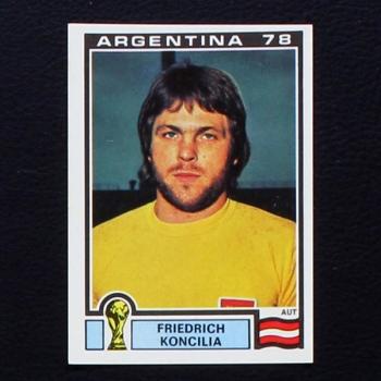 Argentina 78 Nr. 189 Panini Sticker Friedrich Koncilia