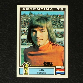 Argentina 78 Nr. 271 Panini Sticker Jan Peters
