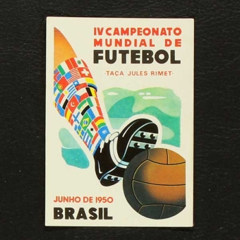 Argentina 78 Nr. 011 Panini Sticker Poster Brazil 1950