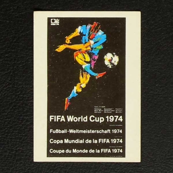 Argentina 78 Nr. 030 Panini Sticker Poster West Germany 1974