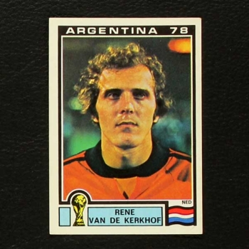 Argentina 78 No. 275 Panini sticker Rene van de KerkhofKopie
