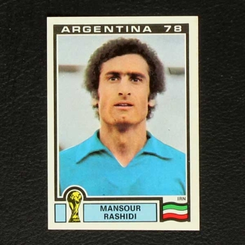 Argentina 78 No. 279 Panini sticker Mansour Rashidi