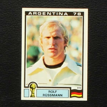 Rolf Rüssmann Panini Sticker Argentina 78