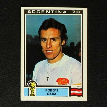 Argentina 78 No. 190 Panini sticker Robert Sara