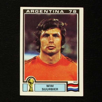 Argentina 78 No. 262 Panini sticker Wim Suurbier