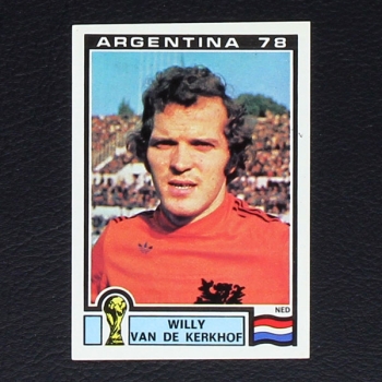 Argentina 78 No. 270 Panini sticker Willy van de Kerkhof