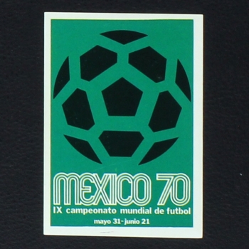 Argentina 78 Nr. 026 Panini Sticker Poster Mexico 1970