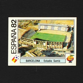Espana 82 Nr. 014 Panini Sticker Barcelona Sarriá Stadion