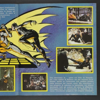 Batman il Ritorno Panini Sticker Album komplett italienisch