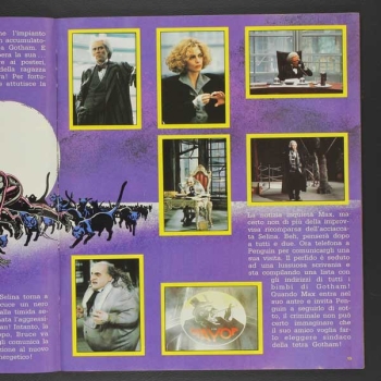 Batman il Ritorno Panini Sticker Album komplett italienisch