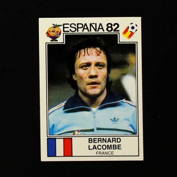 Espana 82 No. 289 Panini sticker Bernard Lacombe
