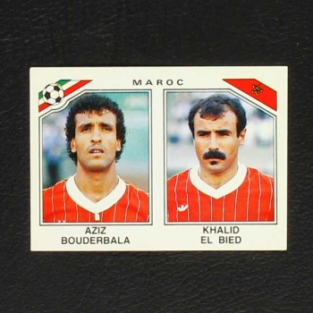 Mexico 86 Nr. 425 Panini Sticker Bouderbala - El Bied