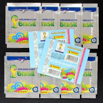 Brasil 2014 Panini Sticker Tüte Platinum Edition - 10x