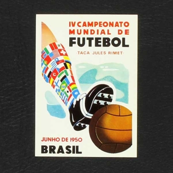 Mexico 86 No. 007 Panini sticker Brasil Poster