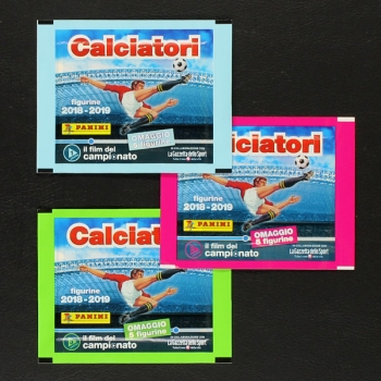 Calciatori 2018 il Film Panini Sticker Tüten 3 Varianten