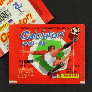 Calciatori 95 Panini Sticker Tüte japanische Variante