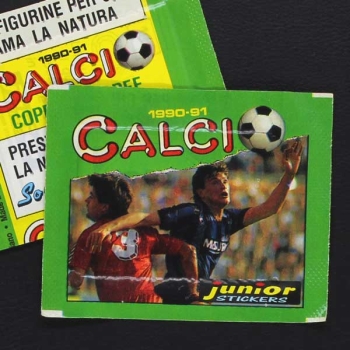 Calcio 1990-91 junior stickers / Panini sticker bag