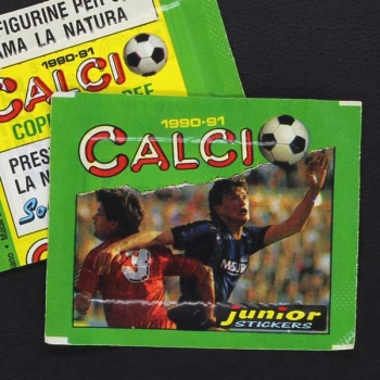 Calcio 1990-91 junior stickers / Panini Sticker Tüte