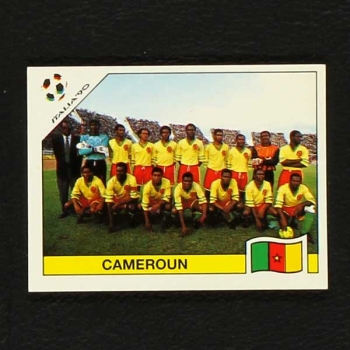 Italia 90 Nr. 172 Panini Sticker Cameroun Mannschaft