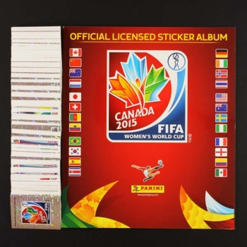 Canada 2015 Panini Sticker Album komplett