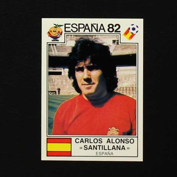 Espana 82 No. 308 Panini sticker Carlos Alonso Santillana