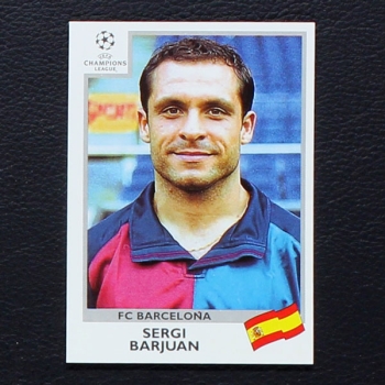 Champions League 1999 Nr. 041 Panini Sticker Barjuan