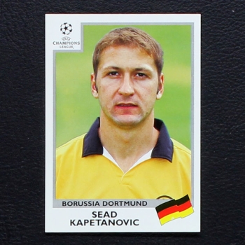 Champions League 1999 Nr. 059 Panini Sticker Kapetanovic