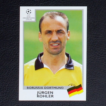 Champions League 1999 Nr. 054 Panini Sticker Kohler