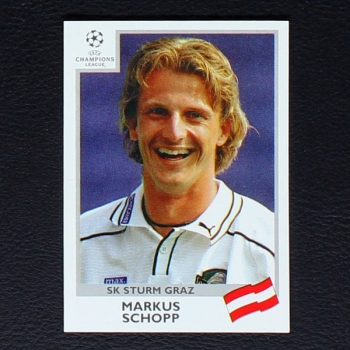 Champions League 1999 Nr. 117 Panini Sticker Schopp