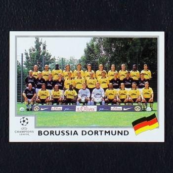 Champions League 1999 Nr. 052 Panini Sticker Team Borussia Dortmund