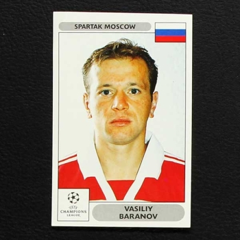 Champions League 2000 Nr. 029 Panini Sticker Baranov