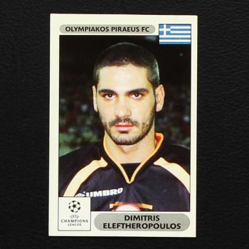 Champions League 2000 No. 116 Panini sticker Eleftheropoulos