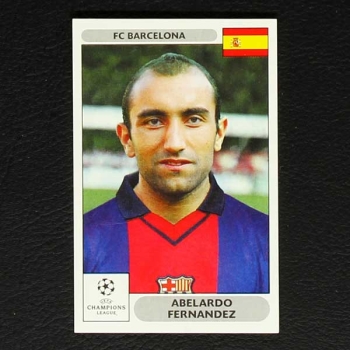 Champions League 2000 Nr. 290 Panini Sticker Fernandez