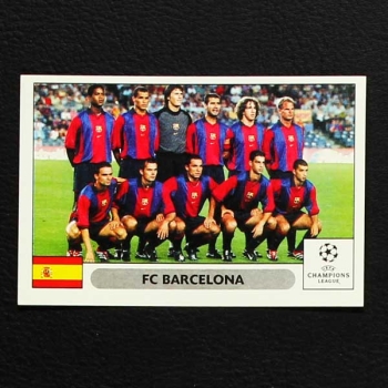 Champions League 2000 Nr. 286 Panini Sticker Team FC Barcelona