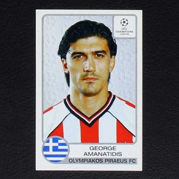 Champions League 2001 Nr. 213 Panini Sticker Amanatidis