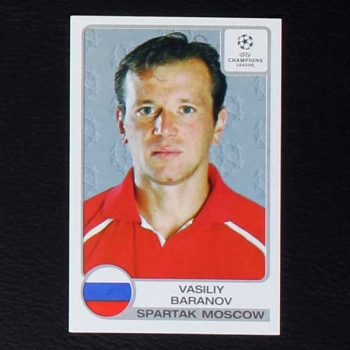 Champions League 2001 Nr. 256 Panini Sticker Baranov