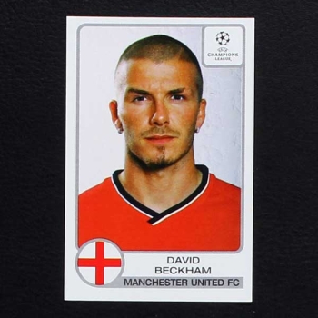 Champions League 2001 No. 179 Panini sticker Beckham