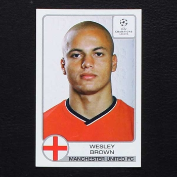 Champions League 2001 No. 178 Panini sticker Brown