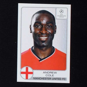 Champions League 2001 No. 186 Panini sticker Cole