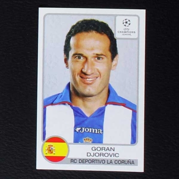 Champions League 2001 No. 196 Panini sticker Djorovic
