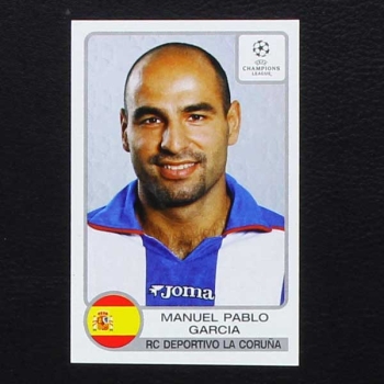 Champions League 2001 Nr. 193 Panini Sticker Garcia