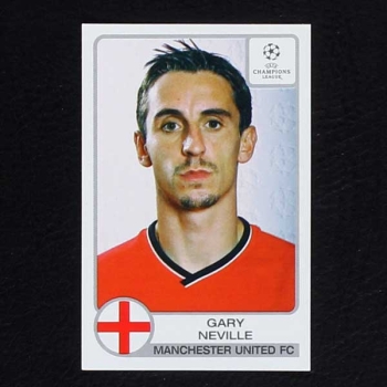 Champions League 2001 No. 172 Panini sticker Gary Neville