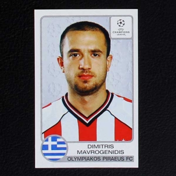 Champions League 2001 No. 215 Panini sticker Mavrogenidis