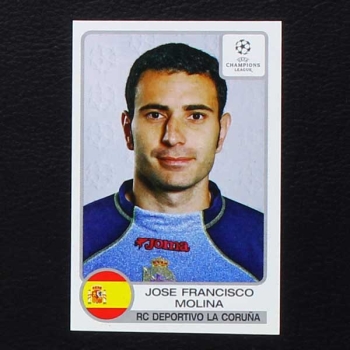 Champions League 2001 No. 192 Panini Molina