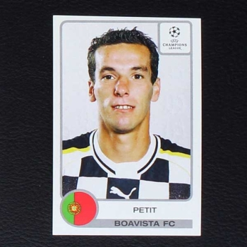 Champions League 2001 Nr. 047 Panini Sticker Petit