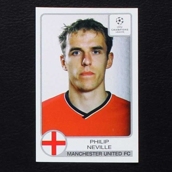 Champions League 2001 No. 177 Panini sticker Philip Neville