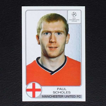 Champions League 2001 No. 183 Panini sticker Scholes